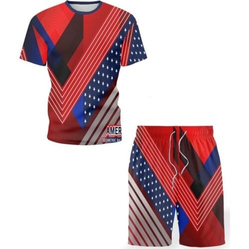 2021 Summer New Mens Sets Outdoor Fashion Casual T-Shirt Punk Sport Shorts High Street Men Sportswear Chic Street Sweatshirt