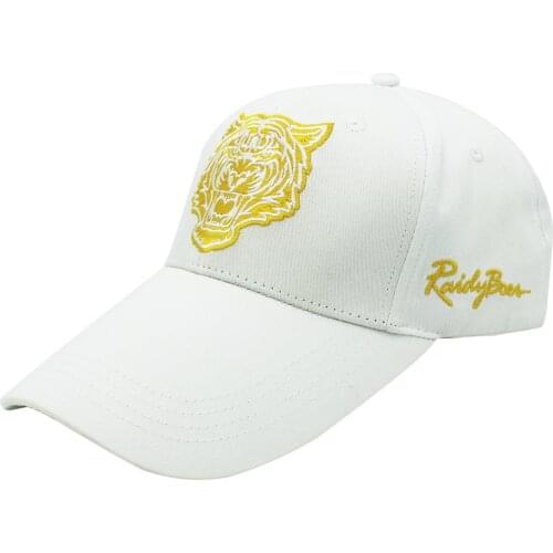 Art Tiger Head 3D Embroidery Casual Baseball Cap Personalized Design Men and Women Fashion Sun Hat