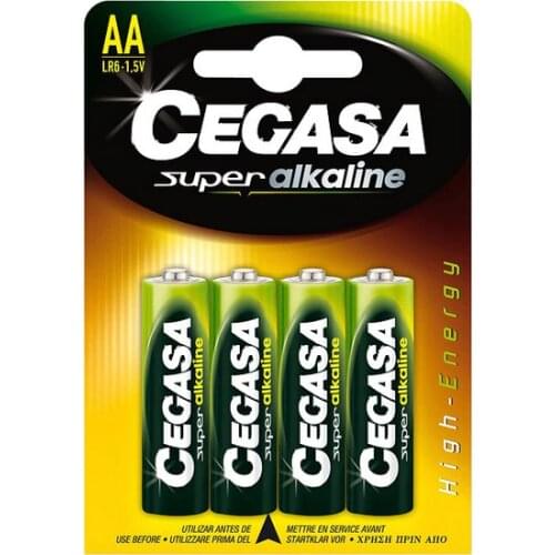 Alkaline Batteries Cegasa LR6 AA 1,5V (4 uds)