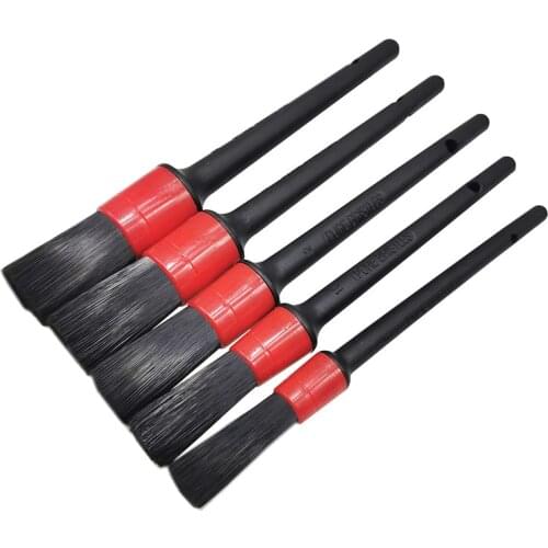 5 Pcs Detailing Brush Car Wash Brush for Washing Car Interior Cleaning Wheel Gap Rims Dashboard Air Vent Trim Detailing Tool
