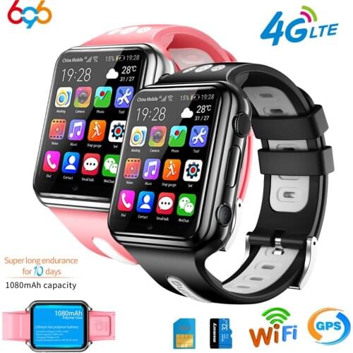696 4G GPS Wifi location Student/Children Smart Watch Phone H1/W5 android system app install Bluetooth Smartwatch 4G SIM Card