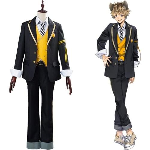 Twisted Wonderland Ruggie Bucchi Cosplay Costume Uniform Outfits Halloween Carnival Costumes for Adult full Suit