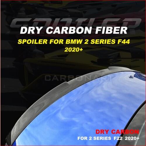 Rear Trunk spoiler for 2 series F44 Dry Carbon Fiber M4 Type Spoiler trunk spoiler for bm w F44 2 Series Coupe & F87 M2 2020