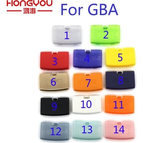 For GBA Battery Cover Lid Door Replacement For GBA Back Door Case For Nintendo Gameboy Advance
