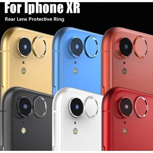 Rear Lens Protective ring For Iphone XR Aluminum Alloy Circle Ring Bumper Cover Back Camera Screen Protector Metal for Iphone XR