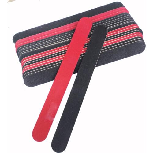 10psc/lot Professional Nail Files Nail Art Sainndg Salon Buffer Sandpaper Black Red Manicure UV Gel Polisher Pedicure Nail Tools