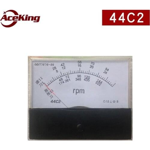 44c2 tachometer 24rpm84 turn 144r522 turn hob finger knife DC simulation special meter double scale