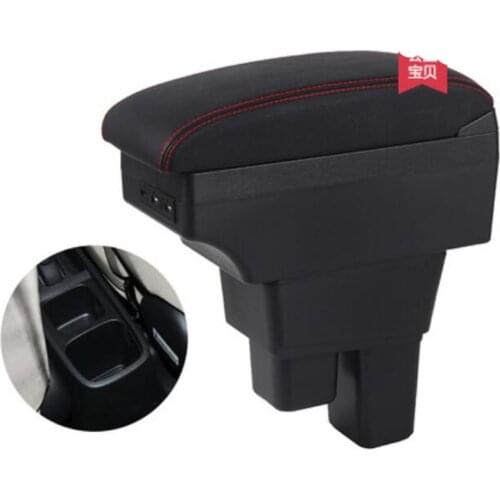Centre Console Storage Box Armrest For Honda Fit Jazz 2008-2013 Arm Rest 2009 2010 2011 2012