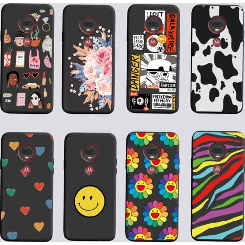 For Motorola Moto G7 Power Case Silicon Soft Moto G7 Play Back Phone Bumper for Moto G7 Plus Covers E5 Play E5 Supra Cases Cover
