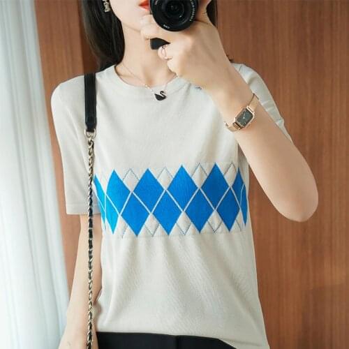Chenjayoo Women's Knitted T-shirts