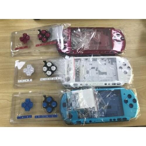 Colorful Popular wholesale Housing Shell Faceplate Case Repair Replacement for Sony PSP 3000 cover Console Shell with Buttons