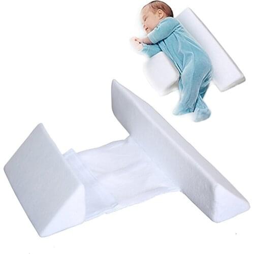 Baby Bedding Care Newborn Pillow Adjustable Memory Foam Support Infant Sleep Positioner Prevent Flat Head Shape Anti Roll Pillow