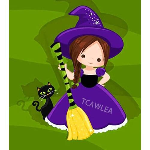 Halloween Cat Broom Witch Metal Cutting Dies Girl Dies for DIY Craft Scrapbooking Cards Decorative New