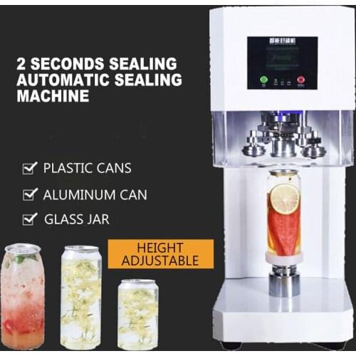 Commercial Automatic Can Sealing Machine Milk Tea Shop Beer Beverage Can Sealing Machine