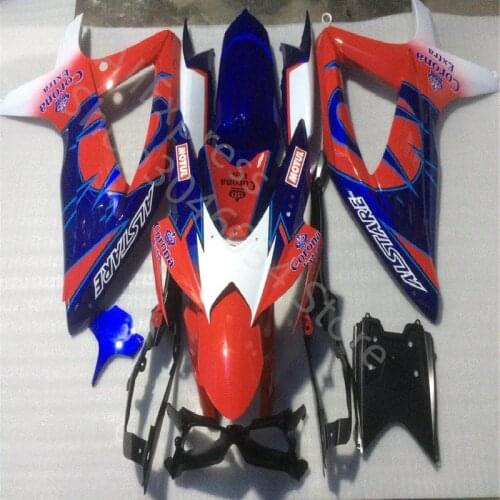 Fit motorcycle fairing kit for suzuki injection gsxr 600 750 08-10 red blue black white fairings gsxr600 2008-2010