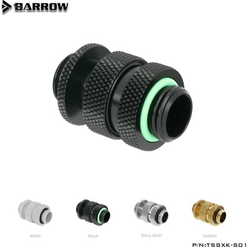 Barrow PC water cooling G1/4" Male to Male Rotary Connectors Extender (16-22mm) modding pc TSSXK-S01