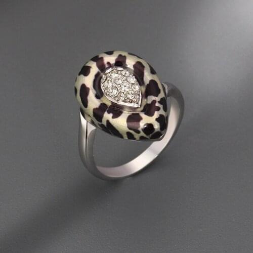 Hot Sale Fashion Jewelry Rings Black Sticker heart-shaped Opening Rings Index Finger Adjustable Rings For Woman Girls Gift