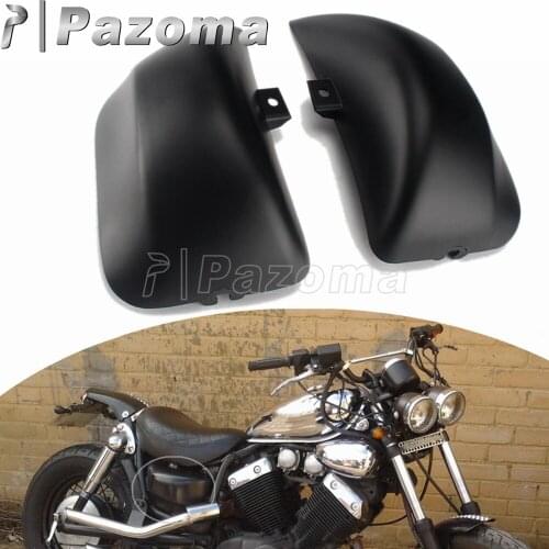 Motorcycle Matte Black Side Fairing Cap Battery Cover Guard for Yamaha Virago XV535 XV400 XV 535 XV 400 2021 2020 2019 2018 2017