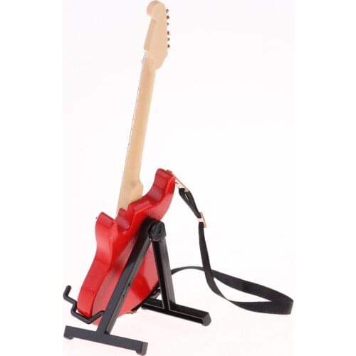 1/6 Miniature Wooden Guitar for BJD for Doll House Decoration #2