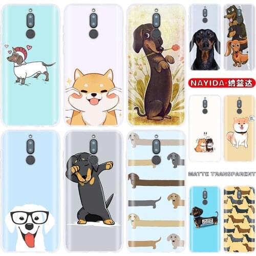 Soft Case For Huawei Mate 30 20 10 Lite Pro 20X Nova 4e 5z 5ipro 3i lite3 Cover Dachshund dog cute