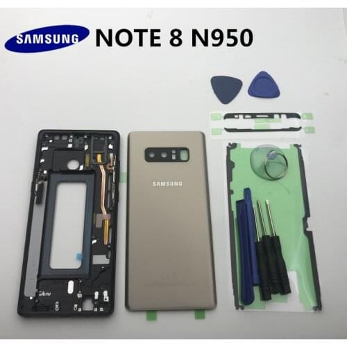 NOTE8 Original New Replacement Parts For Samsung Galaxy Note 8 N950 N950F Housing Set Carcase Case Accessories+Tools