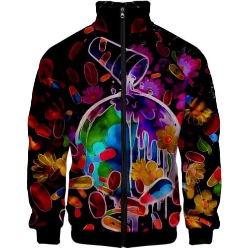 New 3D Juice Wrld Zipper Sweatshirt Casual Hoodies Fashion Juice Wrld Highstreet Autumn And Spring Clothes Sweatshirt Hot Sale