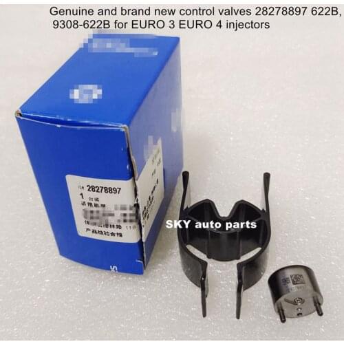 Genuine and brand new control valves 28278897 622B, 9308-622B for EURO 3 EURO 4 injectors（4PCS
