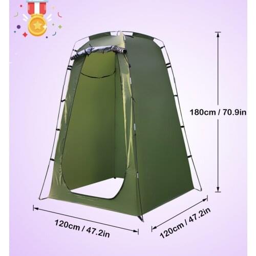 Outdoor Portable Shower Toilet Camping Tent For Shower 6FT Privacy Changing Room For Camping Toilet Shower Beach anti UV