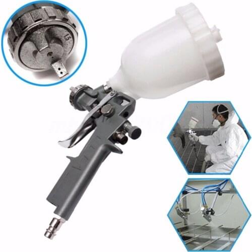 WENXING 600ML 1.5 Airless Pneumatic Spray Gun Airbrush Sprayer Alloy Painting Atomizer Tool With Hopper For Painting Cars