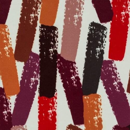 Printed Colorful Fabric Width 57" By Yard/Half-yard 100% Pure Polyester For High Traffic Homes and Commercial Use