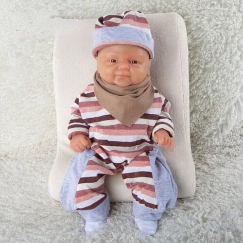 Toys for Reborn Baby Dolls Full Body Silicone 14'' Lifelike Silicone Reborn Baby Girl Doll Super Cute Small Soft Baby