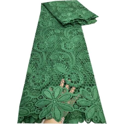 SJ Lace African French cord Lae Fabric Milk Silk Lace Embroidery High Quality Nigeria Wedding Dresses African Lace Fabric dp5-25