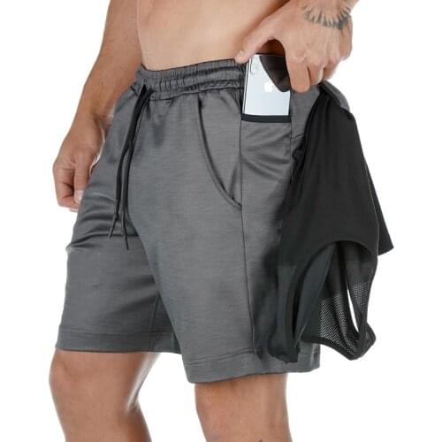 Fitness Sports Shorts Mens 2020 Summer Thin Section Sweatabsorbent Quickdrying Breathable Training Casual Loose Five-point Pants