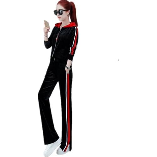 Top selling product in 2020 Stylish clothes Spring Sporting suit female Leisure Youth clothing for women 2 piece set Hooded1620