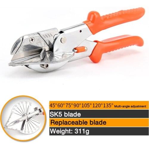 Angle cutter, multi-function adjustable 45 degree 90 degree U-shaped edge banding woodworking clip buckle pliers