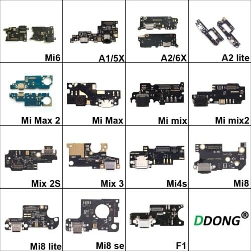 For Xiaomi Mi6 A1/5X A2/6X Max2/max/mix 2s Mi3 Mi4s Mi8 mi 8 lite Mi8 se F1 Charge Board Port Plug Connector Charging Flex Cable