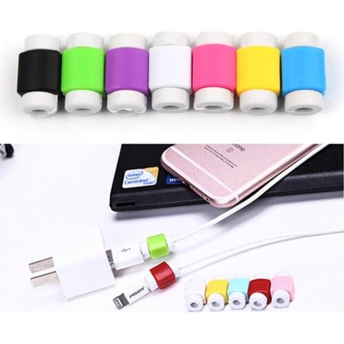 2PCS USB Cable Earphone Wire Cord Protection Cover Data Charger line Protective Sleeve For Apple iphone 11 12 XR XS Max Pro