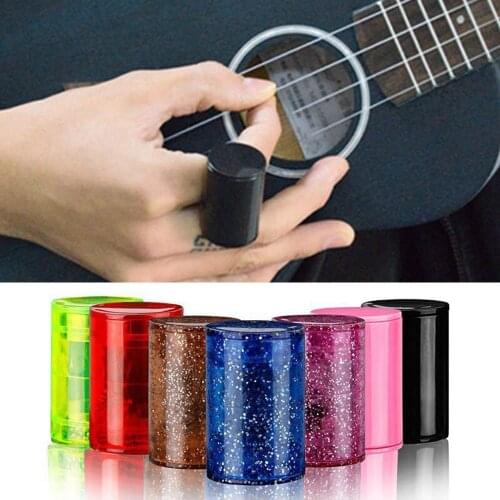1PC Music Finger Ring Rhythm Sand Shaker Finger Shot for Ukulele Guitar Musical Instruments Accessories 7 Colors