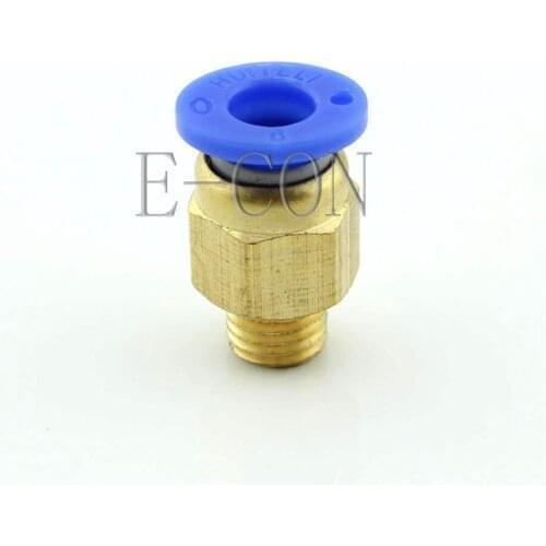 10 Pcs Air Pneumatic Quick Release Connector M8*1.0 Threaded metric 6mm Tube