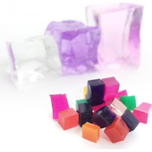 100g 3d 5x5x5 square crystal soil hydrogel water beads for flower orbiz orbits growing jelly balls in water toy set orbis