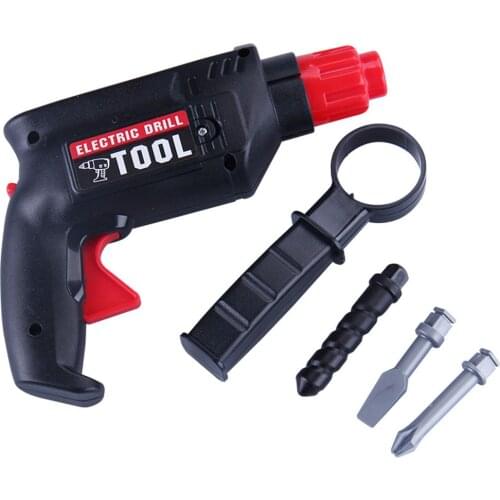 2020 New Boys Kids Electric Drill Toy Childrens Role Play Builder Pretend Toy Simulation Drill Tool Set