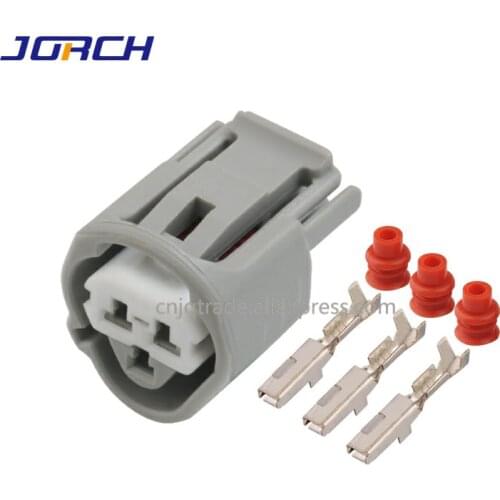 5sets 3pin Automobile connector DJ7037Y-2.2-21 Female waterproof 3Pin wiring harness 6189-0486 plug housing DN-BW-3F-G
