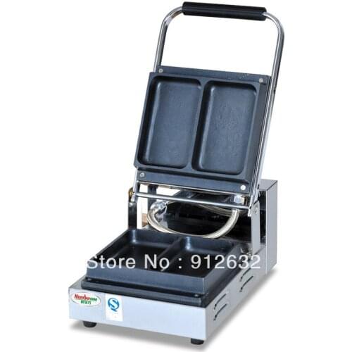Ice cream sandwich maker, snack equipment waffle baker with temperature controller