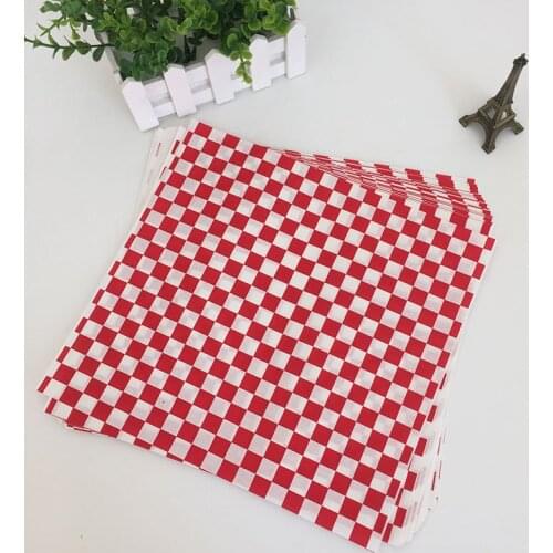 12''x 12" Red and White Checkered Food Grade Wax Coated Paper Red Check Dry Wax Paper Deli Wrap and Basket Liner (1000 sheets)