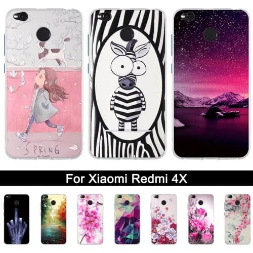 TPU Case for Xiaomi Redmi 4X Soft Silicone Phone Case Cover for Xiaomi Redmi 4 X Print Back Shells for xiaomi redmi 4x Bags Capa