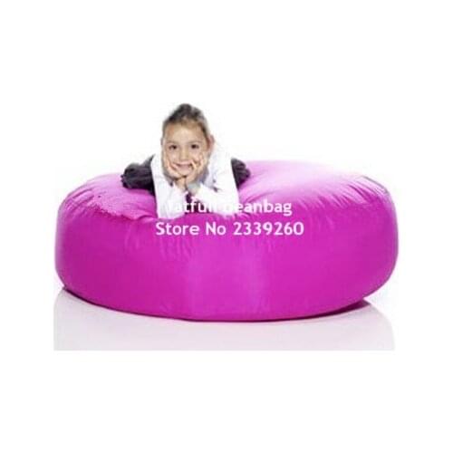 Cover only No Filler- Original island round bean bag cushion sofa - Pink