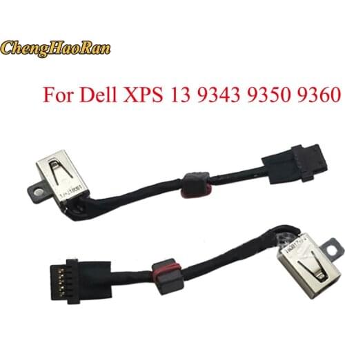 ChengHaoRan 1pcs For Dell XPS 13 9343 9350 9360 DC Power Input Jack with Cable - 0P7G3 00P7G3