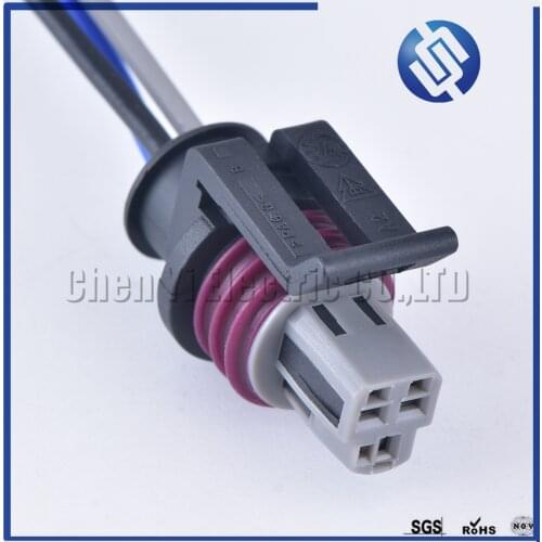 Delphi 3 Pin LS TPS AEM MAP GT150 Auto Connector 15397149 sensor throttle plug For Engine Oil Temp Gauge 15397275 with 15cm wire