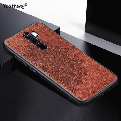 For Xiaomi Redmi 9 Case 3D Luxury Cloth Fabric Pattern Anti-knock TPU Shell Phone Case For Xiaomi Redmi 9 Cover For Redmi 9 Case