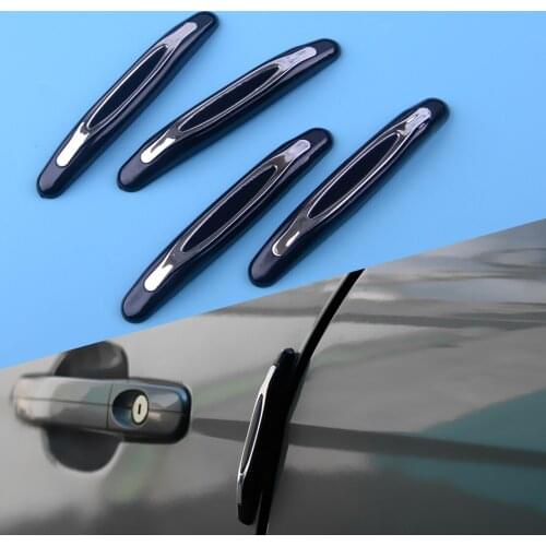 DWCX 4Pcs Door Edge Guard Scratch Crash Protector Anti-collision Corner Bumper Strips Moulding Decorative Car